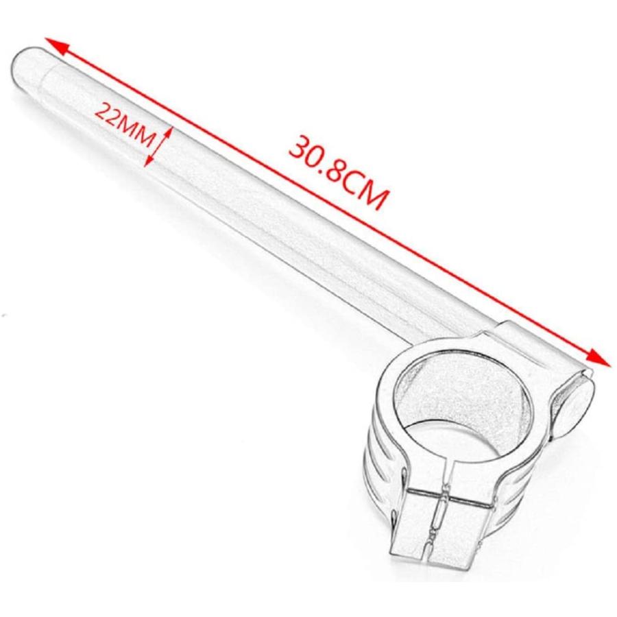 汎用 36パイ 36mm アルミ削り出し セパハン セパレートハンドル