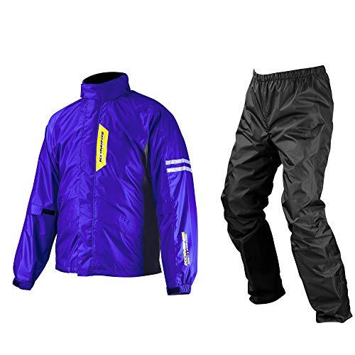 KOMINE] バイク用レインウェア 03-539 メンズ Deep Blue XL : PASSIONE