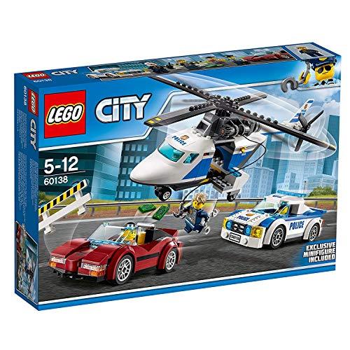 レゴ (LEGO) シティ ポリスヘリコプターとポリスカー 60138 ブロック おもちゃ 男の子 車_1