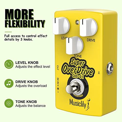 Musiclily Pro Super Overdrive ギターエフェクター DC 9V アダプター