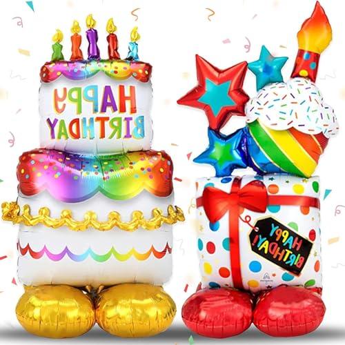 LeTradeJP 誕生日バルーン アルミ ケーキバルーン クマバルーン 飾特大
