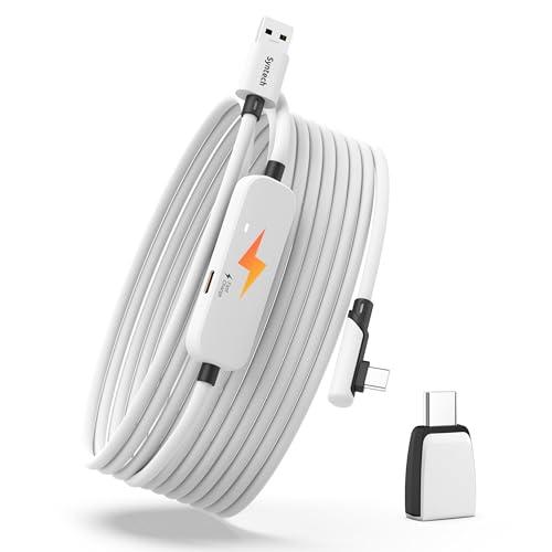  Quest3 128GB バッテリー3つ　 純正5m ctoc Syntech リンクケーブル 充電付き 5M Meta Quest 3S/Quest 3/2/Pico 4