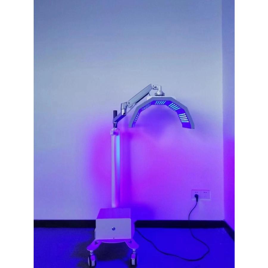 サロン業務用強力LED光美顔器3色赤外線コラーゲンマシンスタンド付