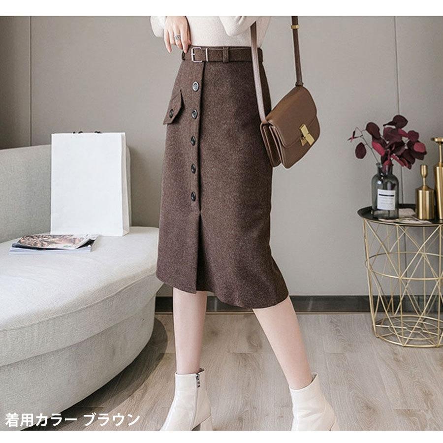 タイトスカート ひざ丈 新作 ミディ丈 ペンシルスカート ファスナー