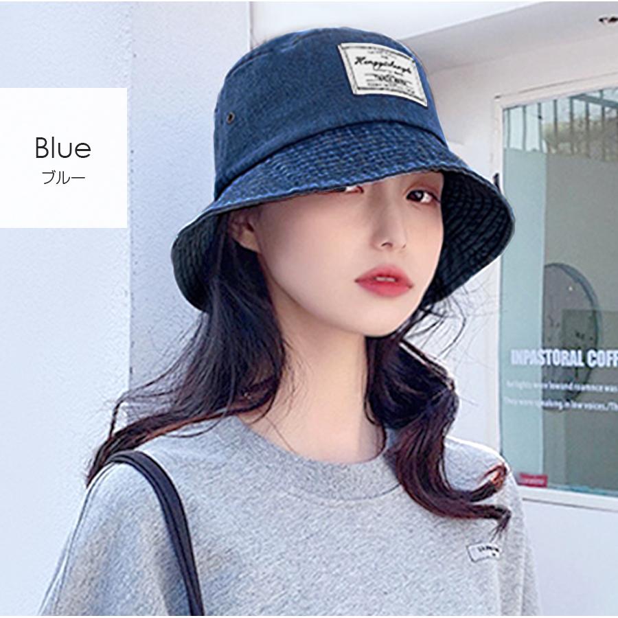 バケットハット デニム 帽子 レディース タグ 折りたたみ バケットハット デニム 帽子 レディース タグ 折りたたみ