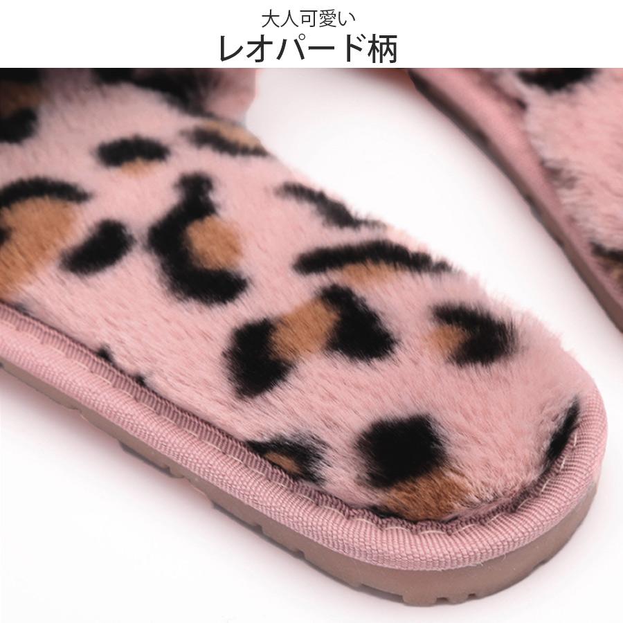 Naked ファーサンダル ブラウンレオパード Naked ファーサンダル ブラウンレオパード
