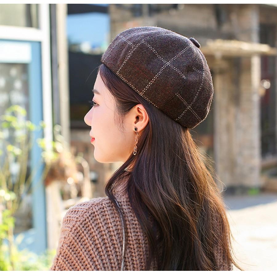 Always do what you should doブラウンニット帽チェック always do what you should do cap Brown Always do what you