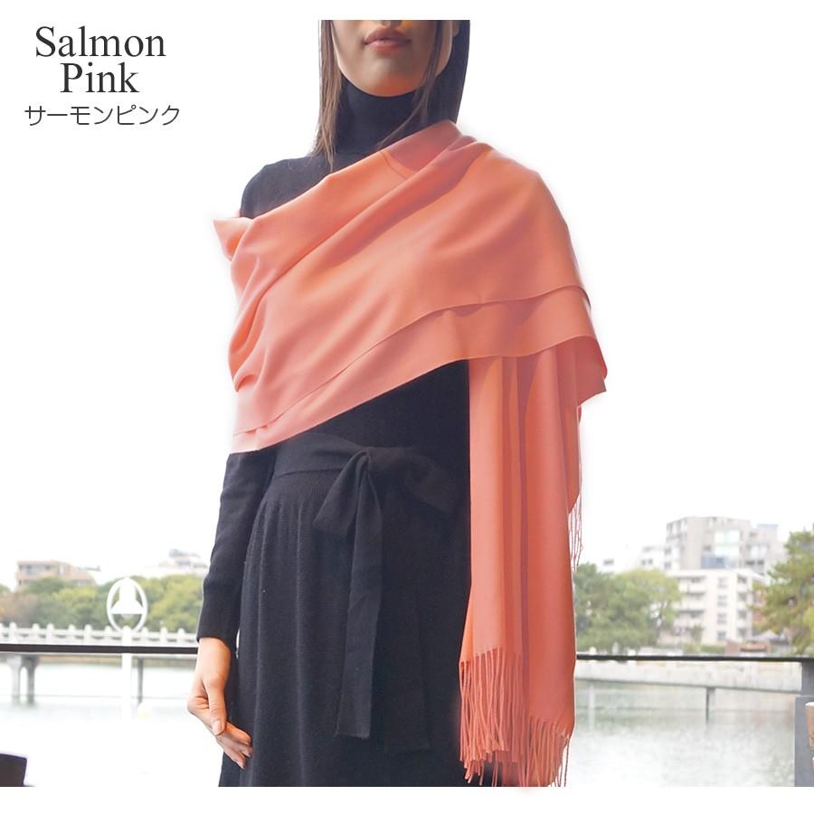 ✳︎カシミヤ大判ストール　70✖️180cm サーモンピンク 楽天市場】ストール マフラー レディース 薄手 大判 スカーフ ショール