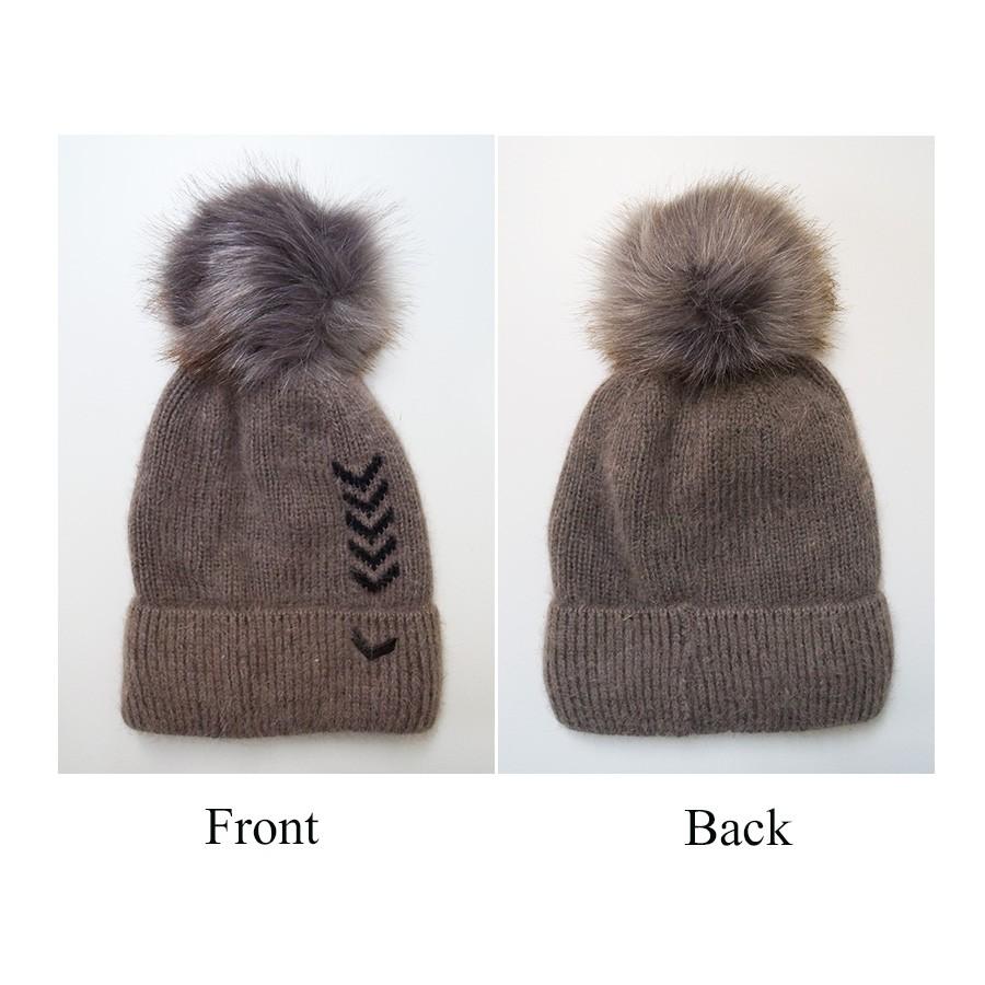 ニット帽 ファー レディース レッド 赤 ブラウン 茶 イエロー 黄色 ベージュ ホワイト 白 グレーブラック 黒 JOCOSA 8485 |  | 25