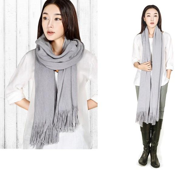 ストール 大判ストール 無地 厚手 カラーバリエーション豊富 12色