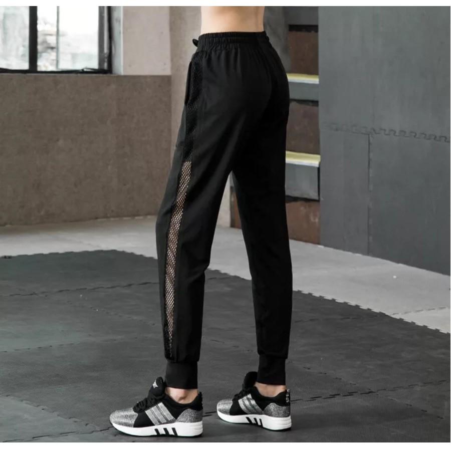 スポーツウェア レディース パンツ ジョガーパンツ ロング丈 メッシュ ボトムス セクシー ランニング ヨガ フィットネス ジム ブラック 黒 グレー Jocosa 8715 8715 Jocosa Yahoo ショップ 通販 Yahoo ショッピング