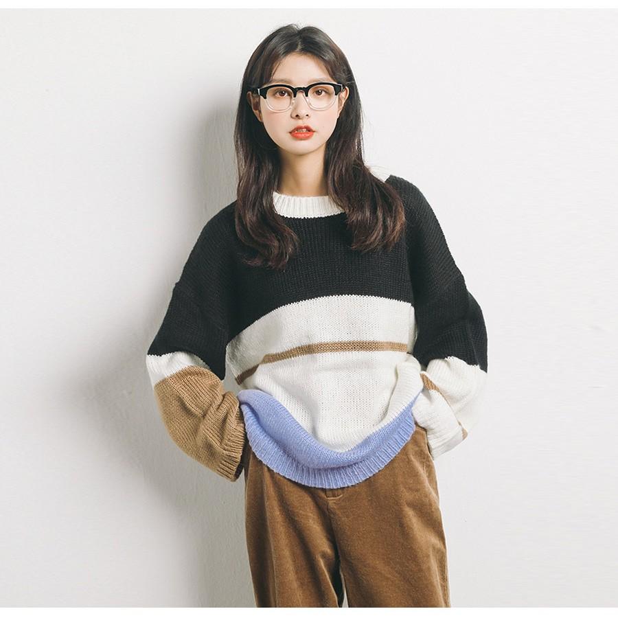 新品　CPG マルチボーダーニットブルゾン　ブラック/ホワイト サイズ1 ニット トップス レディース 長袖 マルチボーダー セーター ブラック