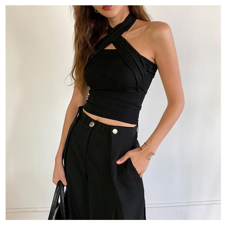 2wayリボン付きリブチューブトップ ベアトップ トップス レディース 春