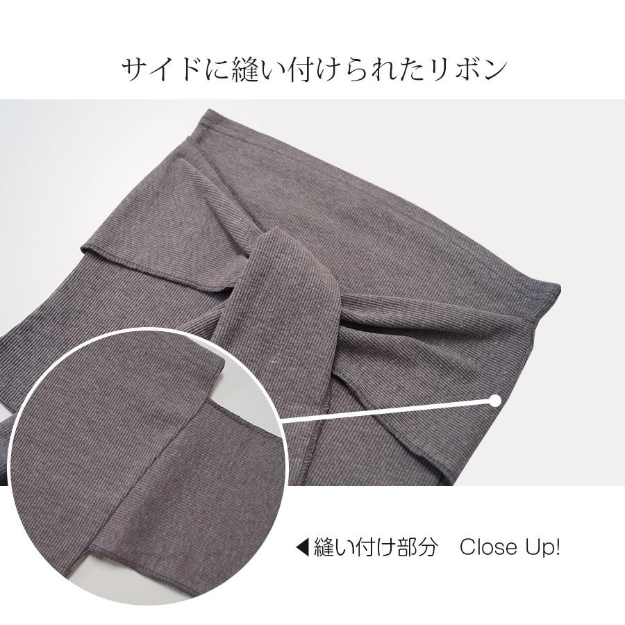 2wayリボン付きリブチューブトップ ベアトップ トップス レディース 春