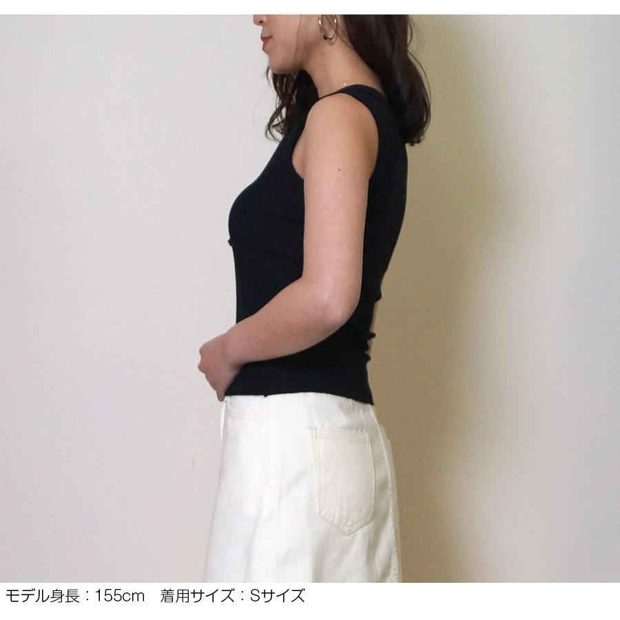 SUBLATIONS ノースリーブトップス SUBLATIONS｜ロゴノースリーブトップス