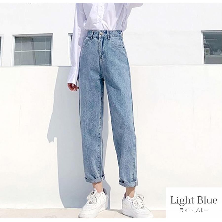 デニムパンツ ストレート ロング丈 ジーパン カジュアル ブラック ダークグレー アイボリー ライトブルー ブルー グレイッシュブルー S M L XL JOCOSA 9106 |  | 11