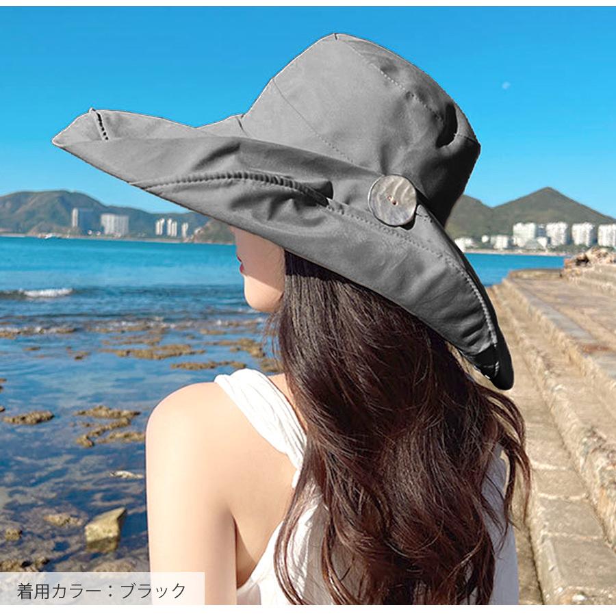 つば広 ハット 帽子 バケットハット ボタン 日よけ 紫外線 対策 2way 韓国ファッション フリーサイズ JOCOSA 9409 |  | 18