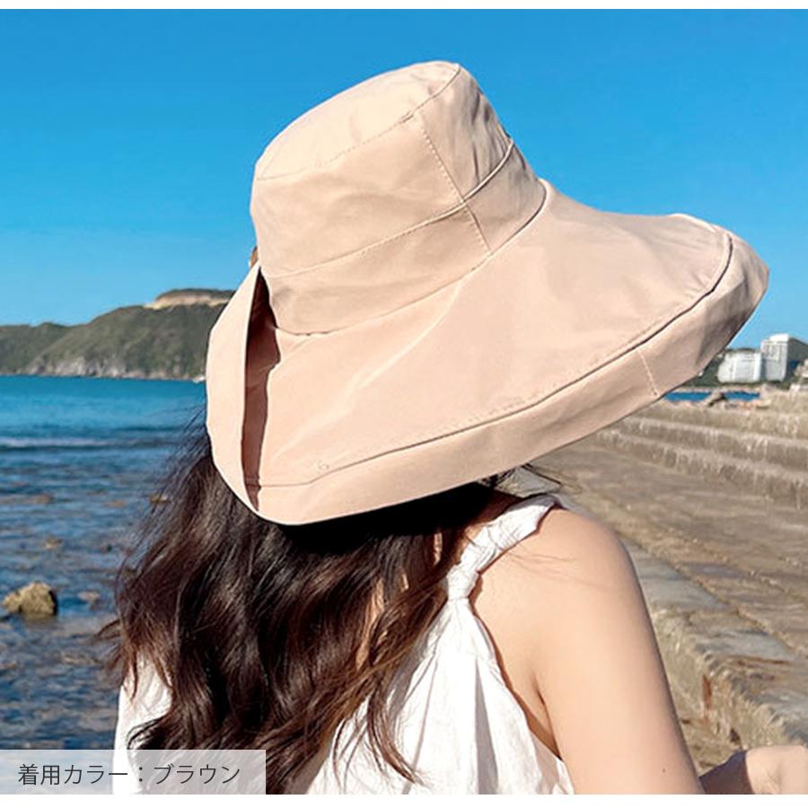 つば広 ハット 帽子 バケットハット ボタン 日よけ 紫外線 対策 2way 韓国ファッション フリーサイズ JOCOSA 9409 |  | 21