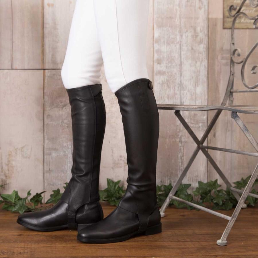 乗馬 チャップス ゲートル BUSSE ソフト ハーフ 乗馬用品 馬具 : 乗馬
