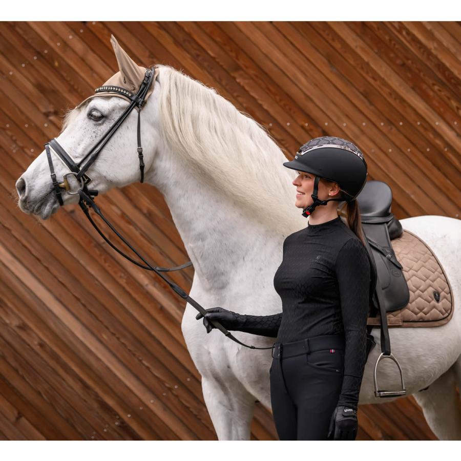 乗馬 イヤーネット Cavallo カヴァルジャッキー クイックドライ 乗馬