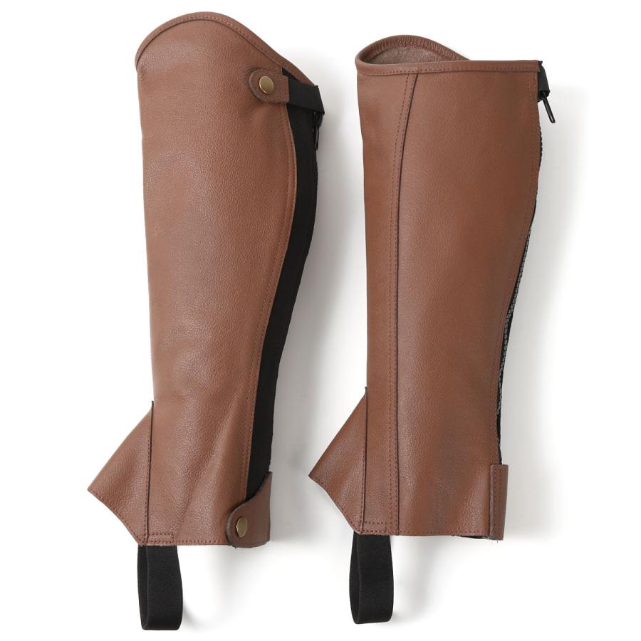 乗馬 チャップス ゲートル EQULIBERTA ソフトレザーハーフチャップス  