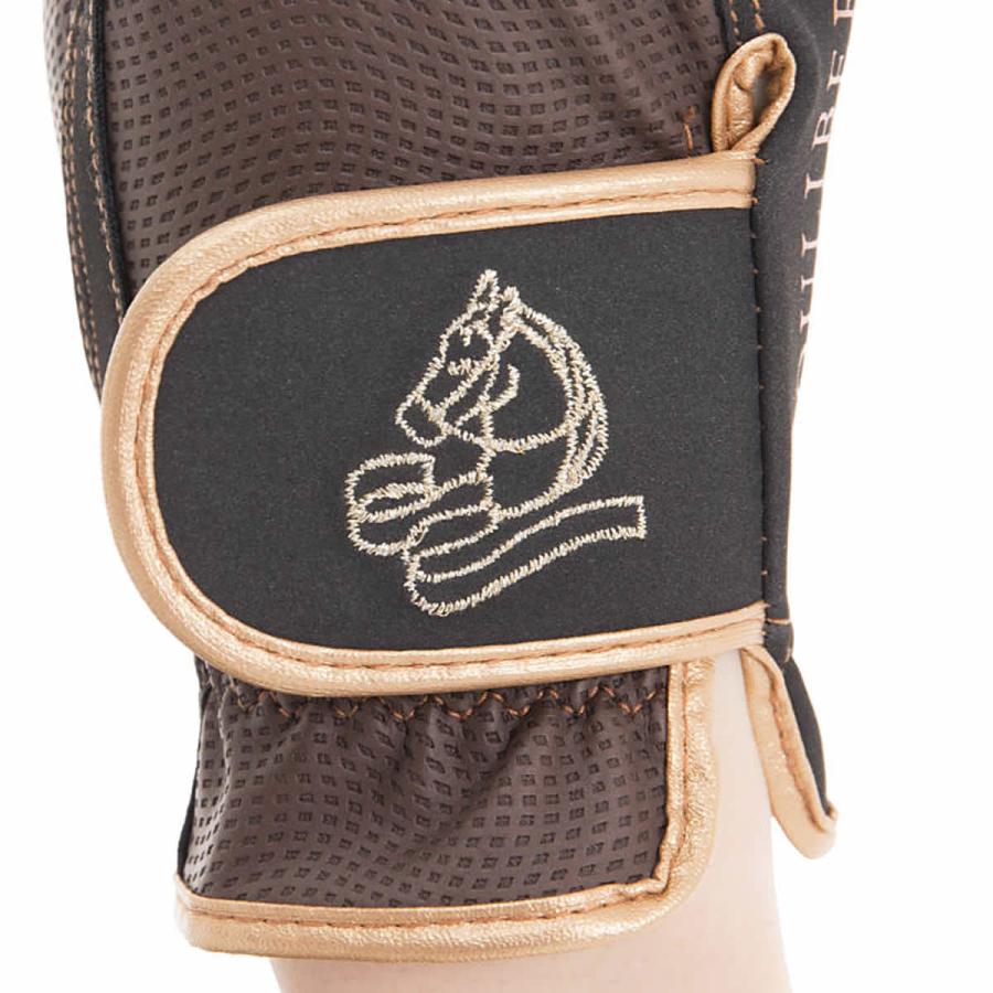 乗馬 グローブ 手袋 EQULIBERTA 高機能タイトフィット合皮グローブ 乗馬用品 馬具 |  | 08