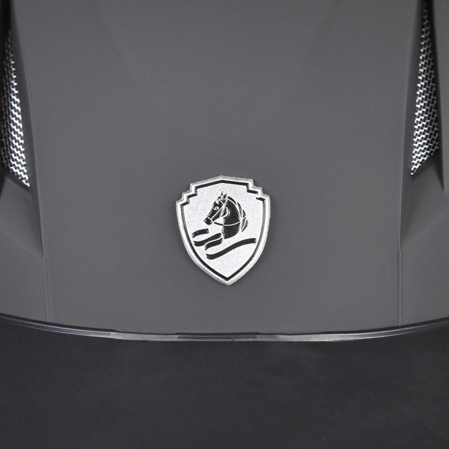 乗馬ヘルメット 乗馬用 EQULIBERTA イージスポロバイザー ダイヤル調整  