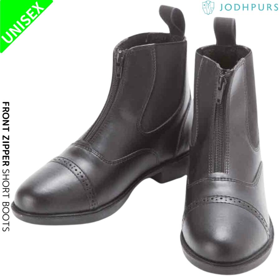 オリジナル 合皮ショートブーツ 乗馬 ショートブーツ 乗馬用品 馬具｜jodhpurs