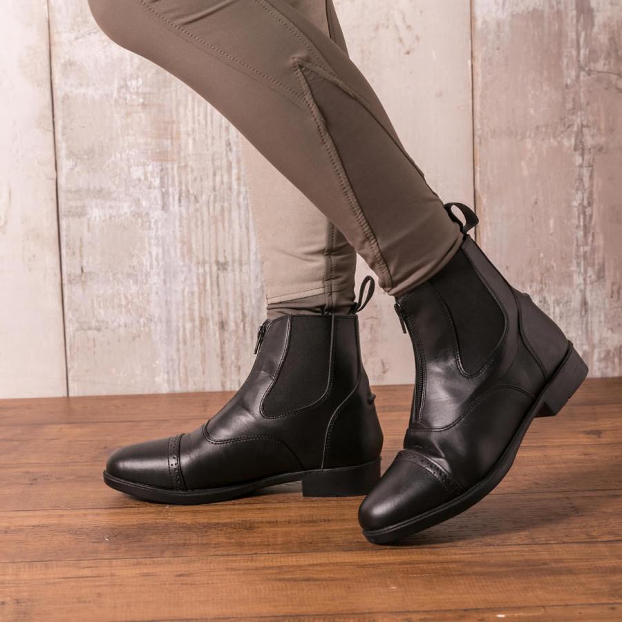 オリジナル 合皮ショートブーツ 乗馬 ショートブーツ 乗馬用品 馬具｜jodhpurs｜16