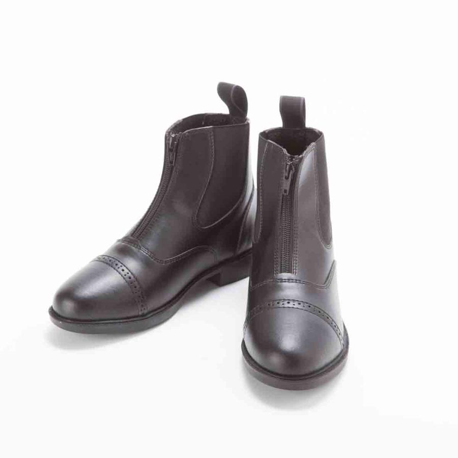 乗馬 ブーツ 乗馬用 JODHPURS 合皮ショートブーツ 乗馬用品 馬具 |  | 02