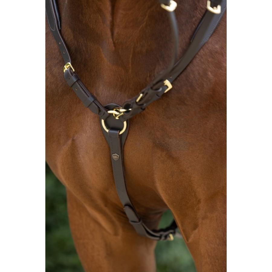 Covalliero 本革 乗馬用 胸ガイ カバリエロ 乗馬用品ジョセス : 乗馬