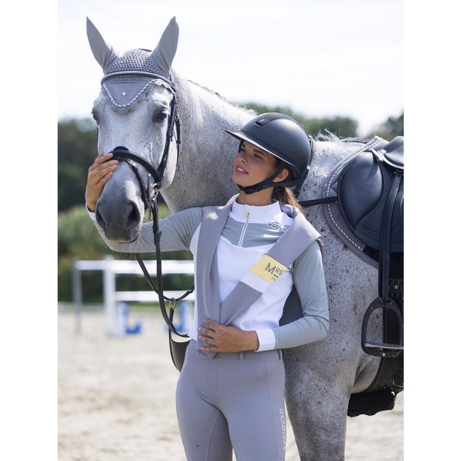 乗馬 ショーシャツ Mrs. Ros ジャガード ショーシャツ 長袖 レディース 乗馬用品 馬具 |  | 07
