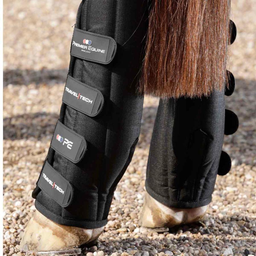 乗馬 輸送用道具 Premier Equine トラベルテック ブーツ（前後左右4肢 