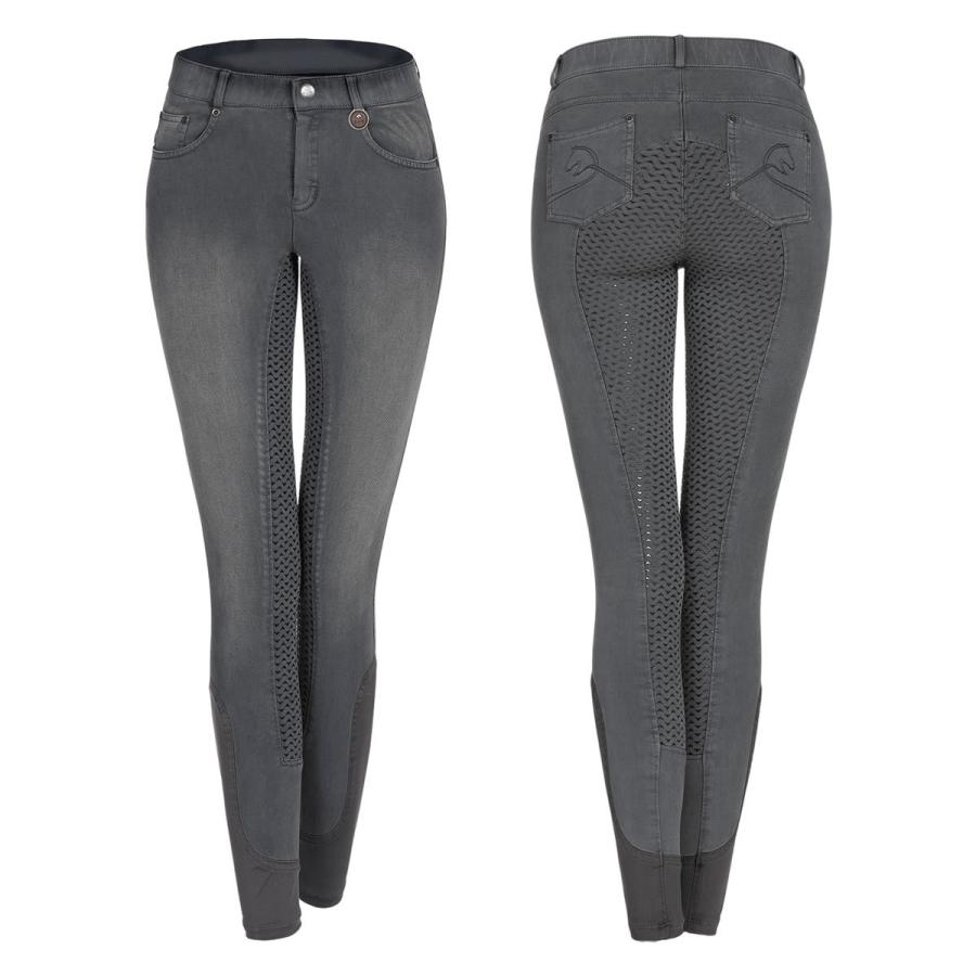 乗馬キュロット 乗馬用 E・L・T デニム キュロット フルグリップ  