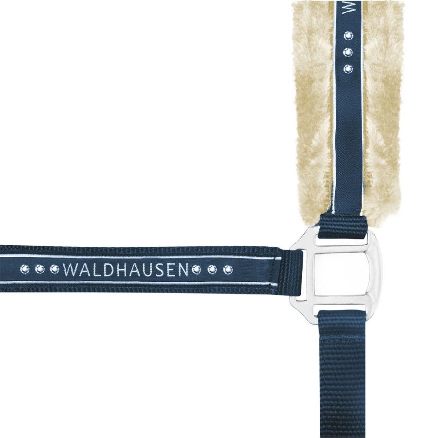 乗馬 無口 WALDHAUSEN ボア付き エレガント ホルター 曳手は付属しま