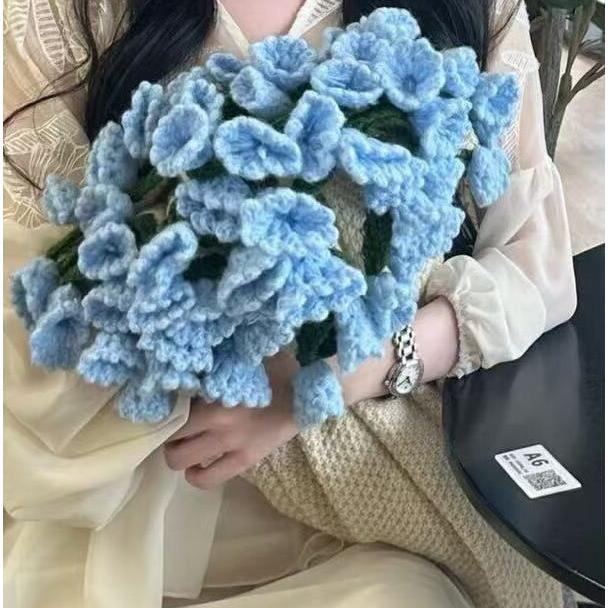 花束ブランケット ブーケブランケット かぎ針編み・ニット製・手編み