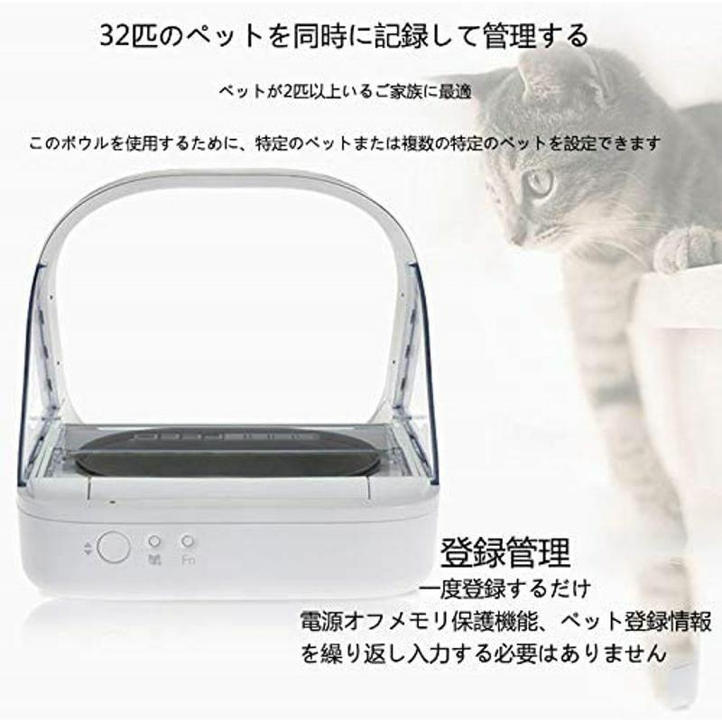 自動フィーダー マイクロチップ インテリジェント識別 盗難防止 猫