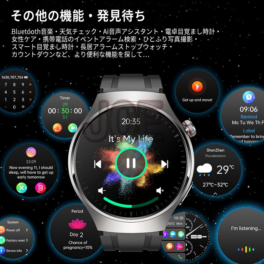 スマートウォッチ 腕時計 日本製センサー 心電図+PPG BT TALK スマートウォッチ 腕時計 日本製センサー 心電図+PPG BT TALK