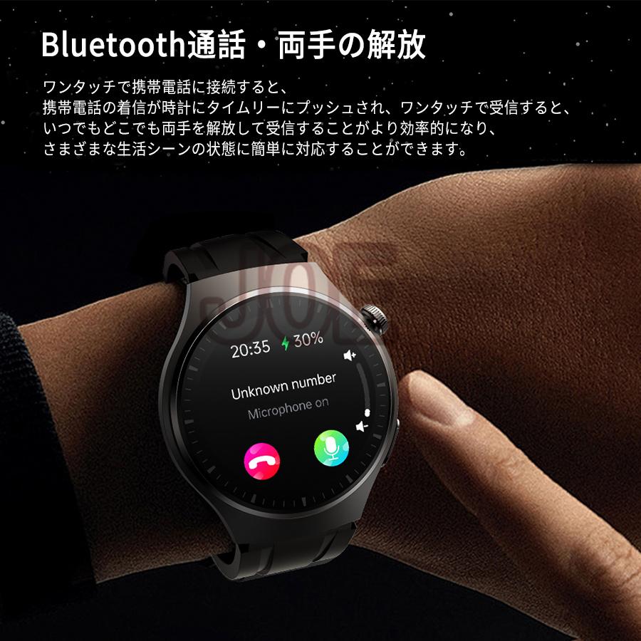スマートウォッチ 腕時計 日本製センサー 心電図+PPG BT TALK スマートウォッチ 腕時計 日本製センサー 心電図+PPG BT TALK
