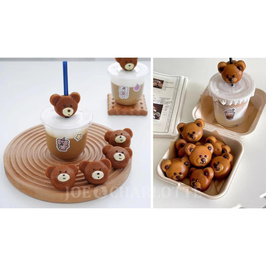 マドレーヌ型・クマ型 くまのマドレーヌ6コ入れ 送料無料 北海道 道産素材 クマの型