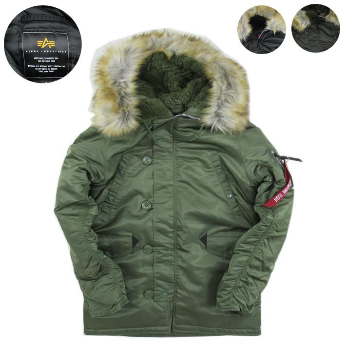 ALPHA アルファ　N-3B ミリタリージャケット　 フライトジャケット Alpha Industries ALPHA アルファ N-3B FLIGHT JACKET TIGHT N3B