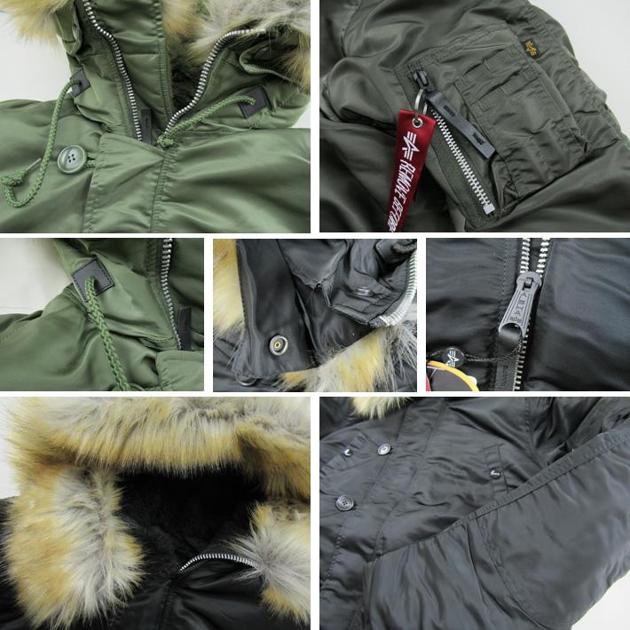 ALPHA INDUSTRIES N-3B フライトジャケット サイズ　M 楽天市場】アルファ N-3B フライトジャケット メンズ ALPHA