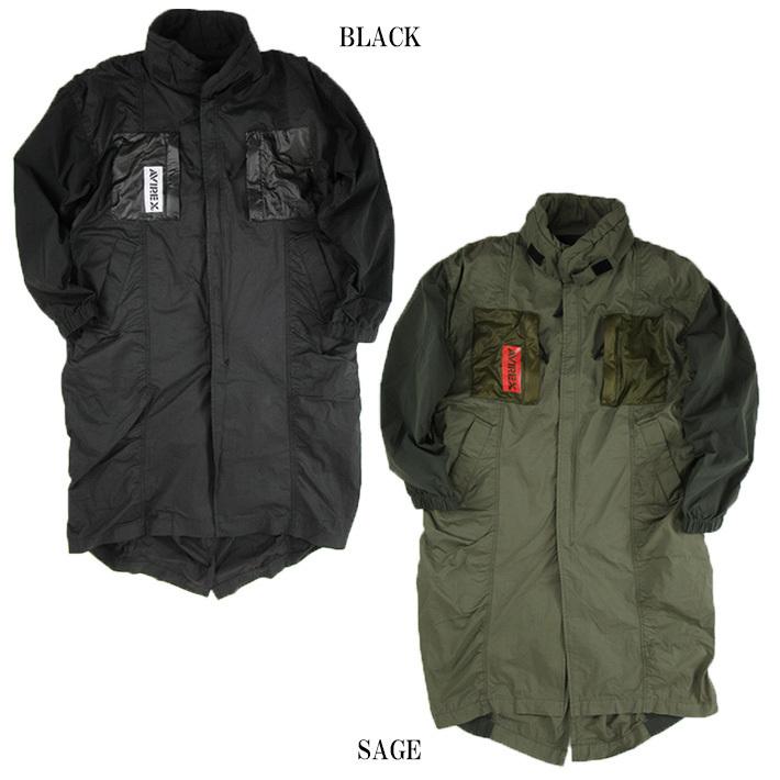 AVIREX（アヴィレックス） シェルパーカー SHIRRING SHELL PK 6112135