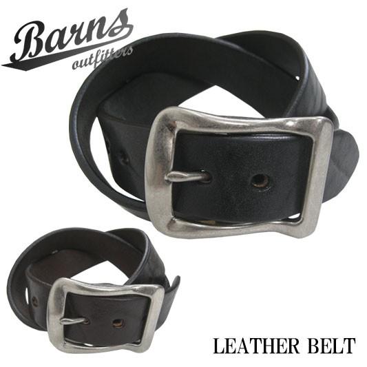 バーンズ　ＢＡＲＮＳ　レザーベルト　栃木レザー　ＬＥ－４１６８ L BARNS OUTFITTERS（バーンズ アウトフィッターズ） バーンズ BARNS LE