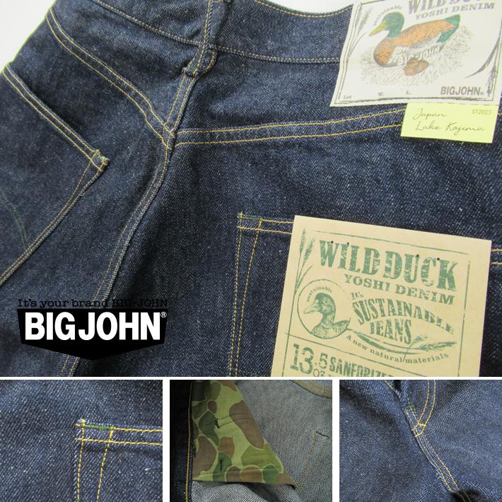 Big John BIGJOHN 13.5oz YOSHIDENIM WILD DUCK JEANS M1011RC 