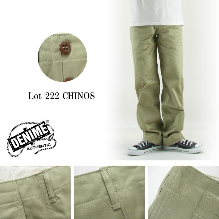 Denime（ドゥニーム） Lot.222 CHINOS : カジュアルショップ JOE