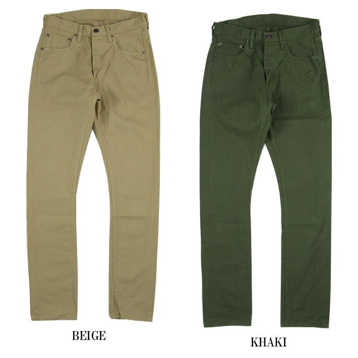FULL COUNT フルカウント1110CN ベージュ W34チノパンXL FULLCOUNT（フルカウント） 1110CN TAPERED SELVEDGE CHINO