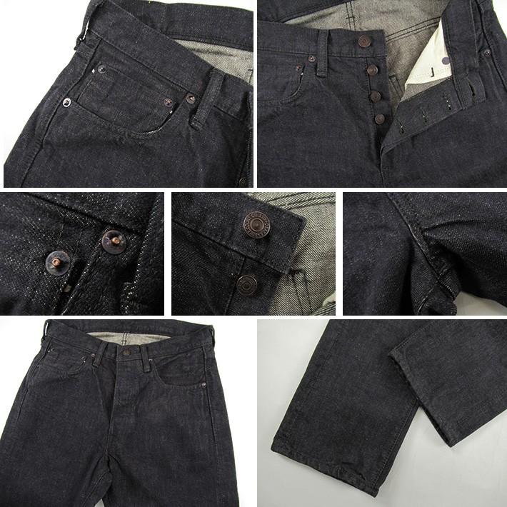 FULLCOUNT（フルカウント） 1110SBK TAPERED INK BLACK SELVEDGE DENIM