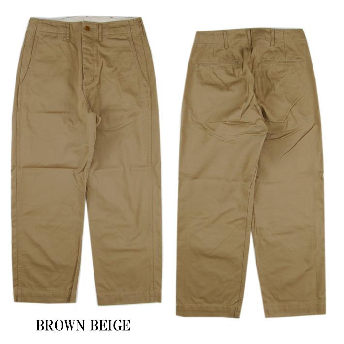 FULLCOUNT フルカウント チノパン ワイドストレート U.S. ARMY CHINO 41 KHAKI｜joenet｜09