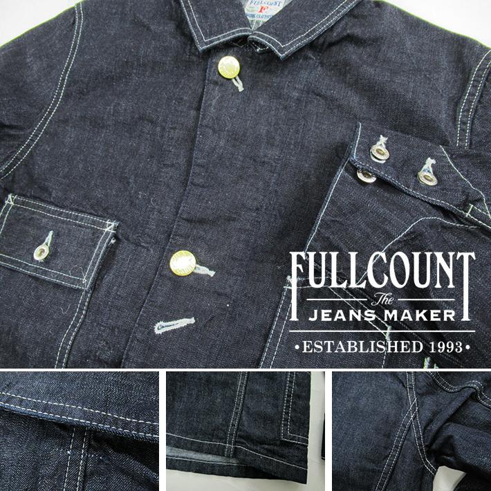 FULLCOUNT（フルカウント） デニム カバーオール ジャケット 2953-1